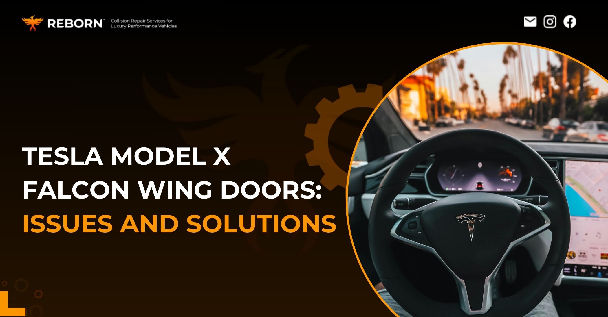 Tesla Model X Falcon Wing Doors